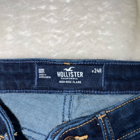 Hollister Dark Blue Flare Jeans - Picture 5 of 8